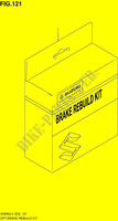 BRAKE REBUILD KIT für Suzuki BURGMAN 650 2014