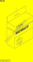 BRAKE REBUILD KIT für Suzuki V-STROM 650 2014