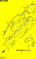 HINTERE VERKLEIDUNG (UH200AL5 P04) für Suzuki BURGMAN 200 2015