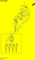 LOCK SET (UK110NEL5 P19) für Suzuki ADDRESS 110 2015
