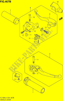 HANDGRIPS   LEVERS (VL1500BL4 E24) für Suzuki INTRUDER 1500 2014