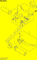 HANDGRIPS   LEVERS (VL1500L4 E24) für Suzuki INTRUDER 1500 2014