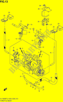 DROSSELKLAPPENGEHÄUSE (VL1500BTL3 E33) für Suzuki BOULEVARD 1500 2013