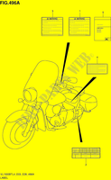 ETIKETTE (VL1500BTL4 E03) für Suzuki BOULEVARD 1500 2014