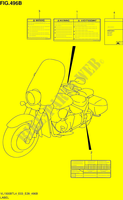 ETIKETTE (VL1500BTL4 E28) für Suzuki BOULEVARD 1500 2014