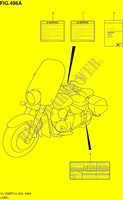 ETIKETTE für Suzuki INTRUDER 1500 2014
