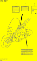 ETIKETTE (VL1500TL5 E02) für Suzuki BOULEVARD 1500 2015