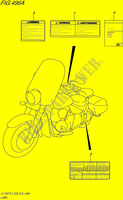 ETIKETTE (VL1500TL5 E28) für Suzuki BOULEVARD 1500 2015