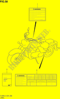 ETIKETTE (VL800L4 E24) für Suzuki INTRUDER 800 2014