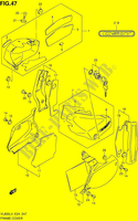 HINTERE VERKLEIDUNG (VL800TL4 E24) für Suzuki INTRUDER 800 2014