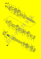 ÜBERTRAGUNG (MODEL H/J/K/L,MODEL M E01,E39,MODEL N/P E01) für Suzuki INTRUDER 1400 1990