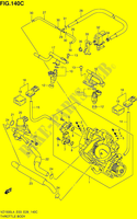 DROSSELKLAPPENGEHÄUSE (VZ1500L4 E33) für Suzuki BOULEVARD 1500 2014