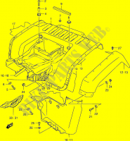 HINTERE KOTFLÜGEL  (MODELE X/Y) für Suzuki QUADMASTER 500 2000