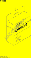 BRAKE REBUILD KIT für Suzuki BURGMAN 650 2011
