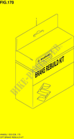 BRAKE REBUILD KIT für Suzuki BURGMAN 650 2011