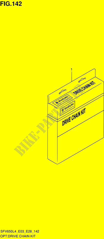 DRIVE CHAIN ??SET für Suzuki GLADIUS 650 2014