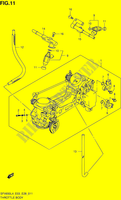 DROSSELKLAPPENGEHÄUSE (SFV650L4 E03) für Suzuki GLADIUS 650 2014