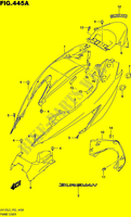 HINTERE VERKLEIDUNG für Suzuki BURGMAN 125 2015