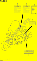 ETIKETTE (VL1500BTL4 E33) für Suzuki INTRUDER 1500 2014