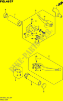 HANDGRIPS   LEVERS (VZR1800BZUFL5 E19) für Suzuki INTRUDER 1800 2015