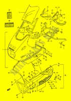 VERKLEIDUNG (MODEL N/P) für Suzuki GSX-F 1100 1992