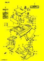 RAHMEN UNTERE VERKLEIDUNG (MODEL H/J) für Suzuki CAVALCADE 1400 1988