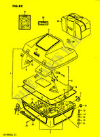 REISE KOFFER MODEL H für Suzuki CAVALCADE 1400 1988