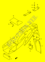 HINTERER KOTFLEGEL (MODEL W/X/Y/K1/K2) für Suzuki GSX-F 750 2001