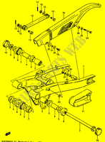 HINTERER SCHWING ARM (MODEL E) für Suzuki GSX-E 750 1984