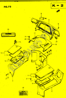 INNENVERKLEIDUNG (MODEL G/H/GV1400GDJ) für Suzuki CAVALCADE 1400 1988