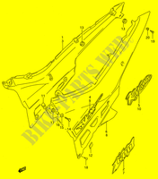 RAHMEN VERKLEIDUNG (MODEL R/S) für Suzuki GSX-F 600 1988