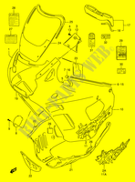 VERKLEIDUNG (MODEL R) für Suzuki GSX-F 750 1994