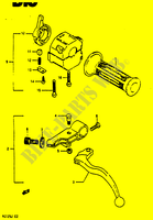 LINKER GRIFF SCHALTER (MODEL G F.NO. 102308~/H/J) für Suzuki RG 125 1988