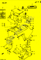 RAHMEN UNTERE VERKLEIDUNG (MODEL G/H) für Suzuki CAVALCADE 1400 1986