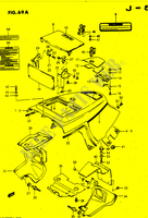 RAHMEN UNTERE VERKLEIDUNG (MODEL J) für Suzuki CAVALCADE 1400 1988