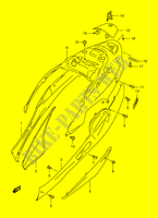 RAHMEN VERKLEIDUNG (MODEL T/V/W) für Suzuki BURGMAN 150 1998