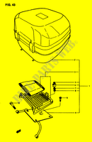 SATTEL BOX (OPTIONAL) für Suzuki AP 50 1997