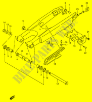 HINTERER SCHWING ARM (MODEL W) für Suzuki RM 125 1997