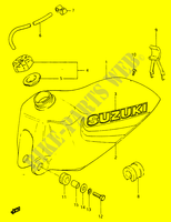 TREIBSTOFF TANK (MODEL Z) für Suzuki RM 465 1981