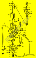 VERGASER (MODEL H E.NO.106551~) für Suzuki RM 125 1988
