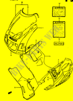 VERKLEIDUNG (MODEL N A0Y) für Suzuki RG 125 1993