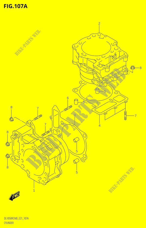 ZYLINDER für Suzuki V-STROM 1050 2020