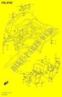 HINTERE KOTFLÜGEL ZM0 P24) für Suzuki KINGQUAD 750 2020