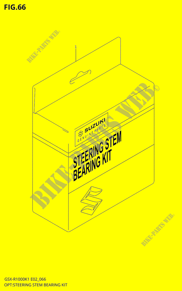 STEERING STEM BEARING KIT für Suzuki GSX-R 1000 2001