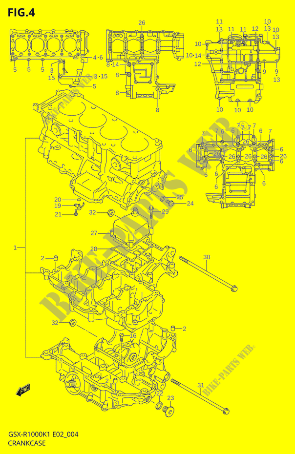 GEHÄUSE für Suzuki GSX-R 1000 2001