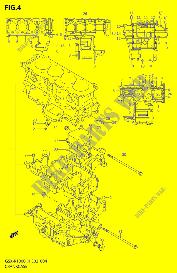 GEHÄUSE für Suzuki GSX-R 1000 2002