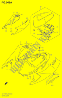 HINTERE VERKLEIDUNG   SITZ COWL02,E19,E24,P37)) für Suzuki GSX-R 1000 2006