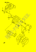 HINTERE BREMSZANGE (MODEL P/R) für Suzuki RM 125 1992