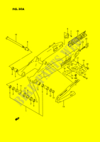 HINTERER SCHWING ARM (MODEL P/R/S) für Suzuki RM 125 1995