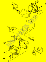 INDIKATOREN (E2,E4,E15,E16,E21,E22,E25,E30,E34,E39,E53) für Suzuki RG 250 1987